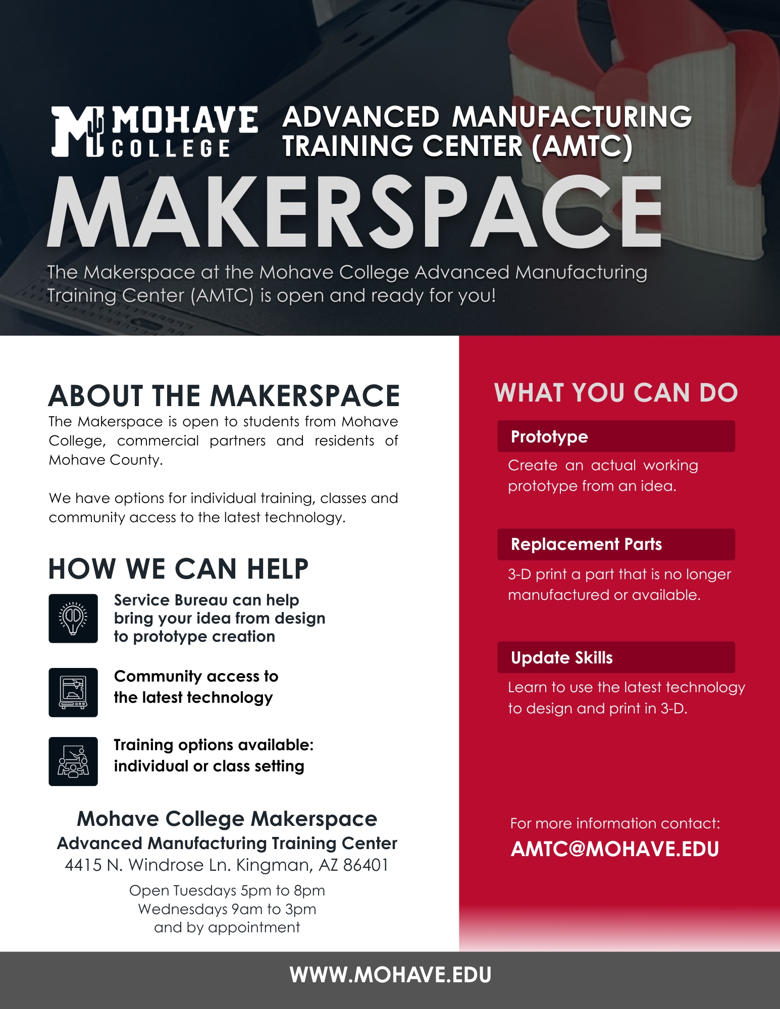 Mohave - The Mohave College Advanced Manufacturing Training Center ...