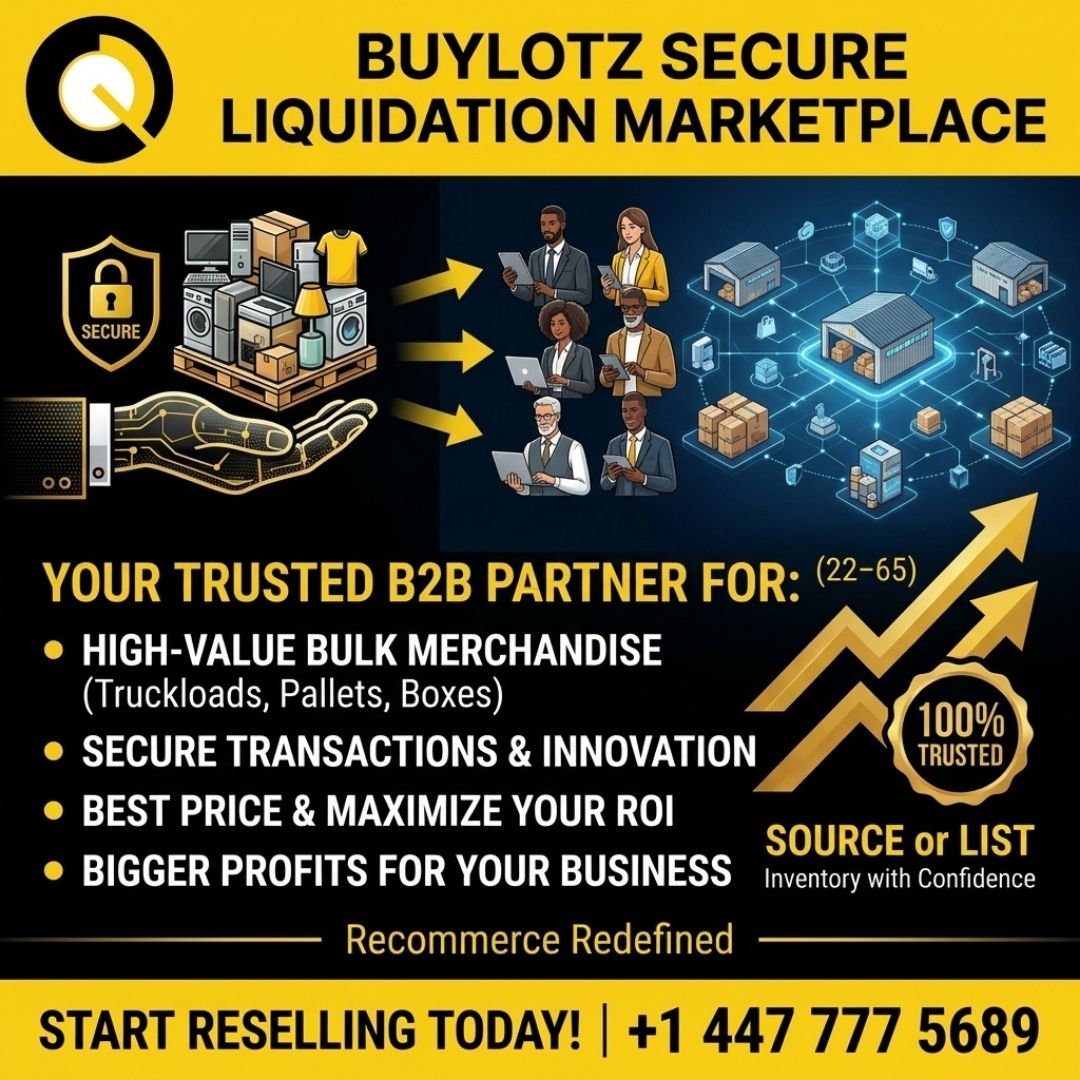 BuyLotz by Quicklotz is the exclusive B2B liquidation marketplace