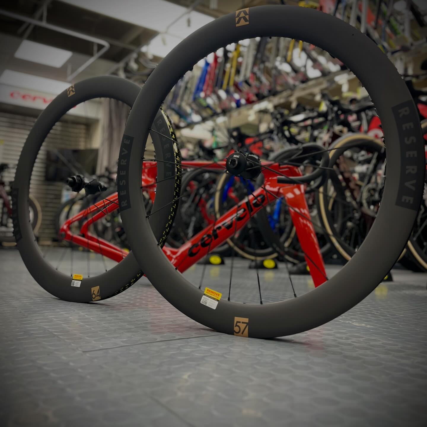 Reserve 57/64 Turbulent Aero wheelset The all-new wheelset was co 