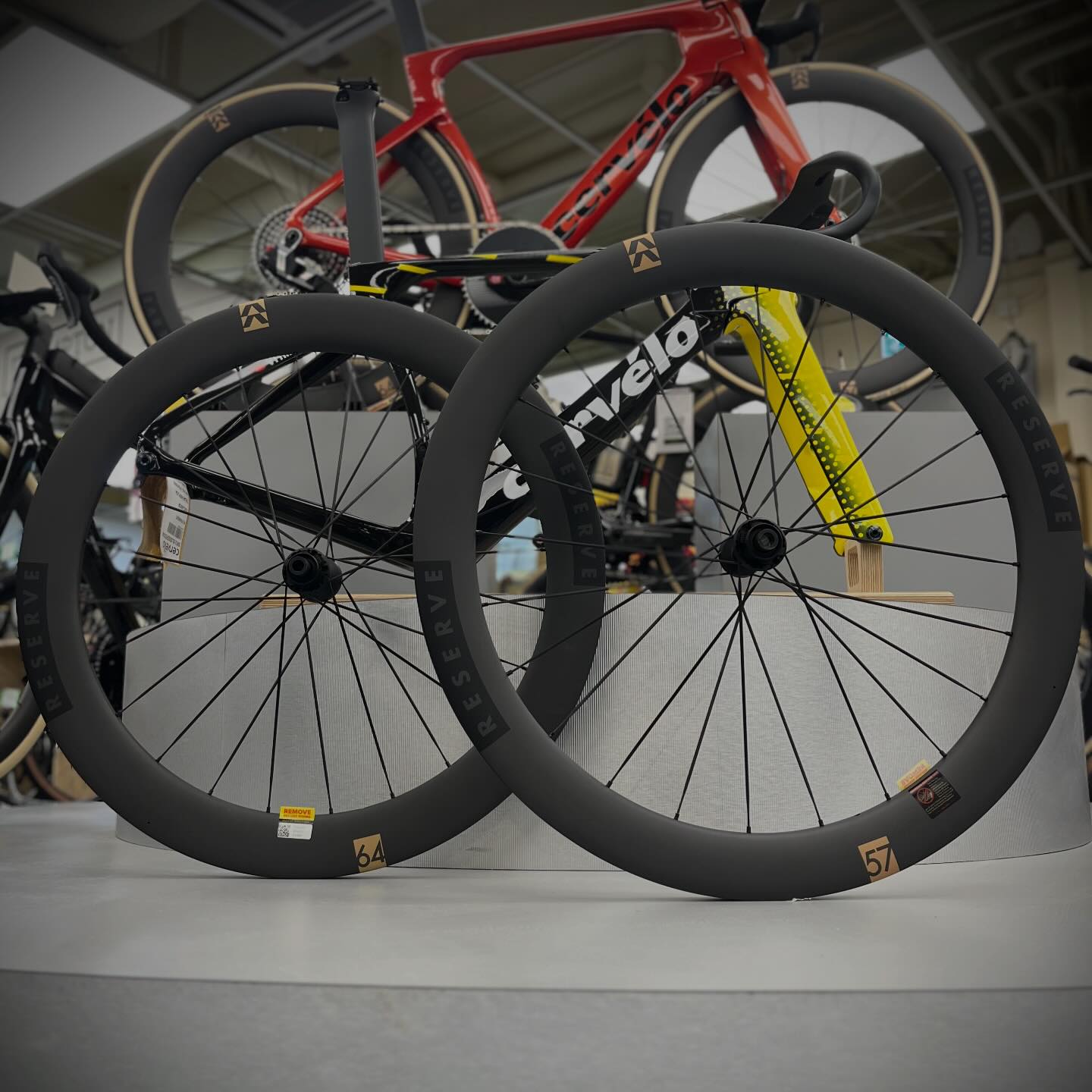 Reserve 57/64 Turbulent Aero wheelset The all-new wheelset was co 