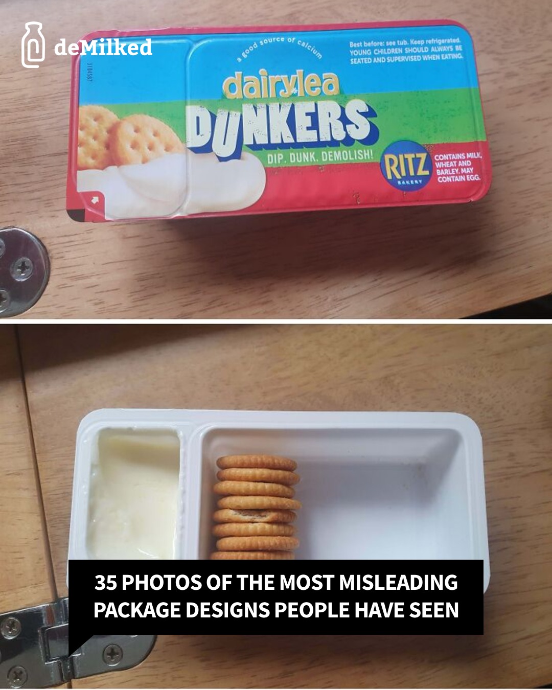 DeMilked - 35 photos of the most misleading package designs people have ...