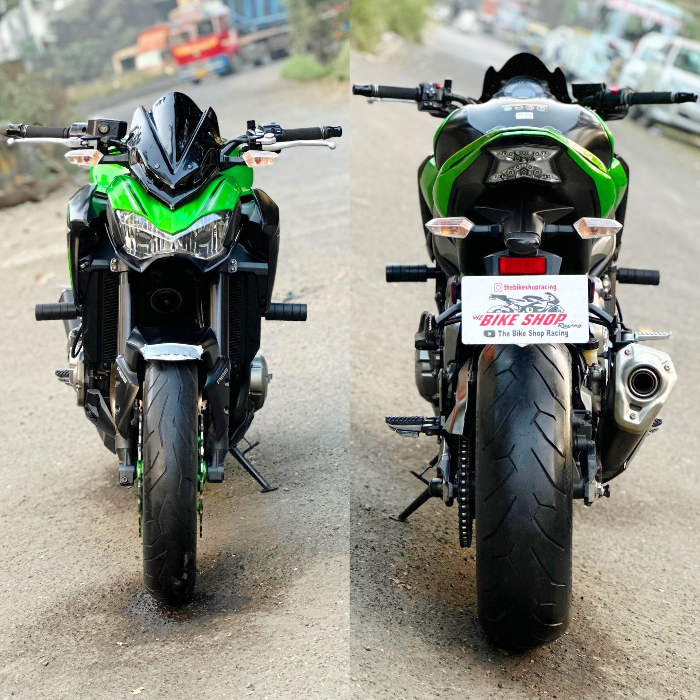 2018 Kawasaki Z900 ABS (MH Registration) Price : 6.99 lakhs No of