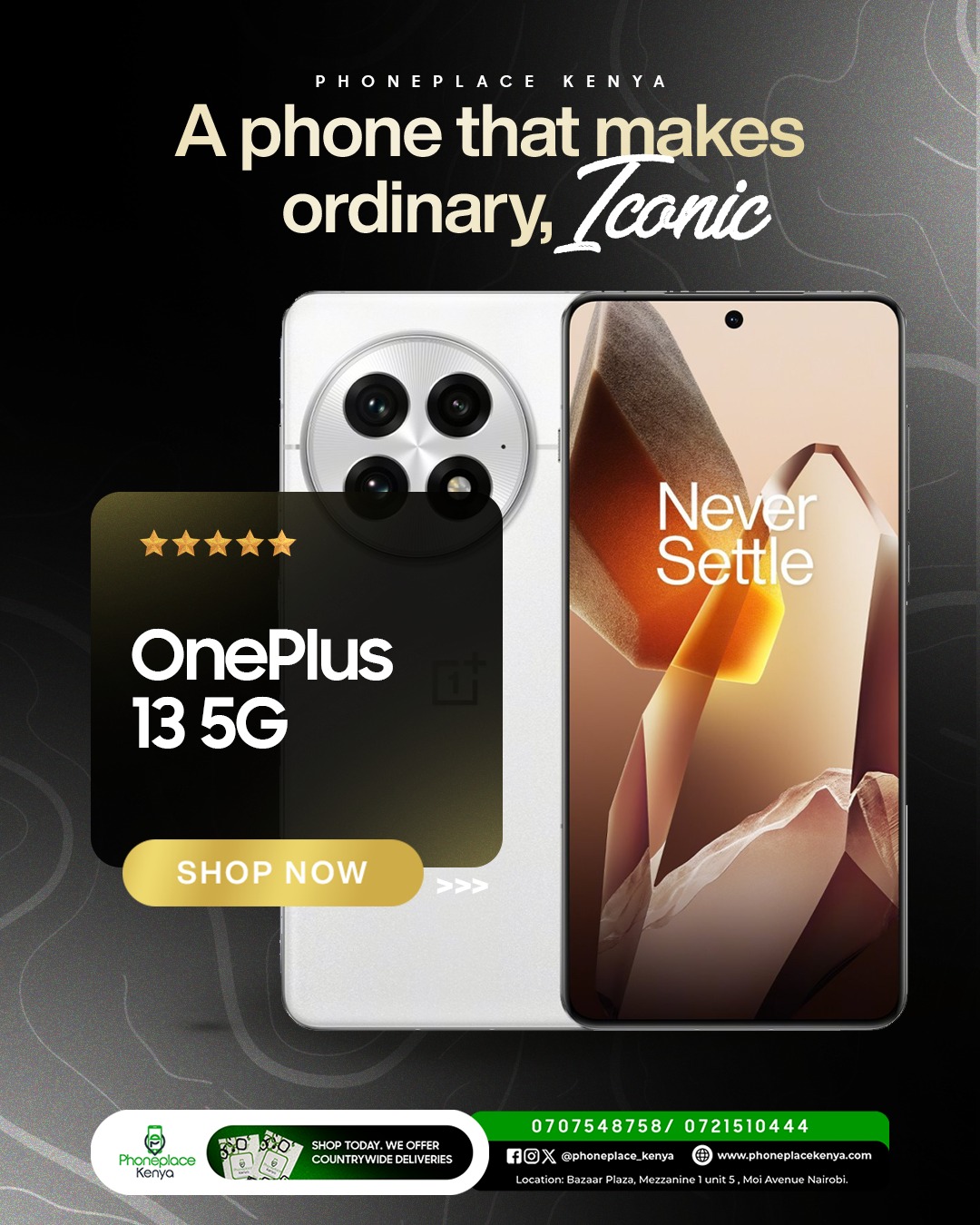 OnePlus 13 The OnePlus 13 is a statement, wrapped in a handset