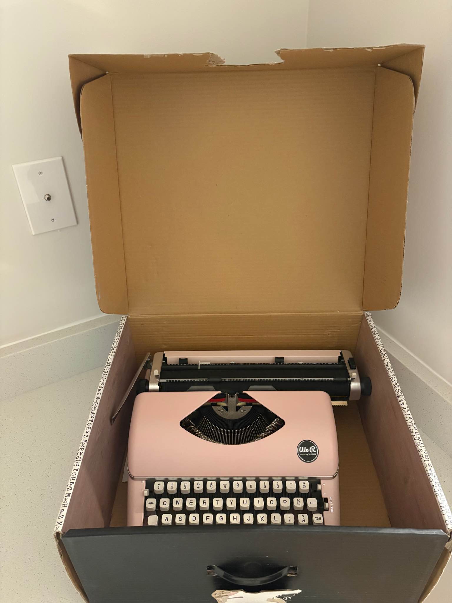 Retro Typewriter - Pink (Like New, Never Used) Brand: We R Memory ...