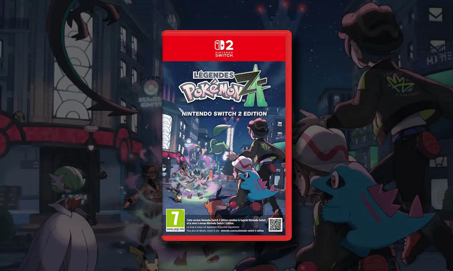 Jeu Pokémon Légendes ZA - Édition Avec Germignon, Gruikui Et Kaiminus SHINY + Capsules OR