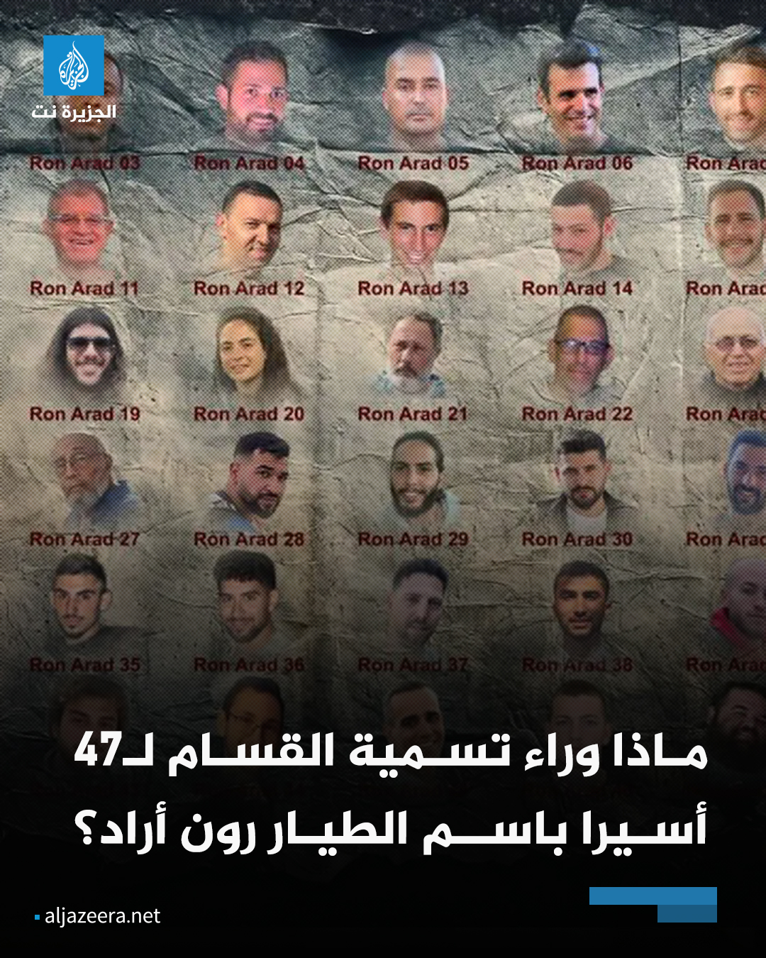 الجزيرة نت - بعد نشر القسـ.ـام صورة الأسرى بوضع اسم الطيار... | Facebook