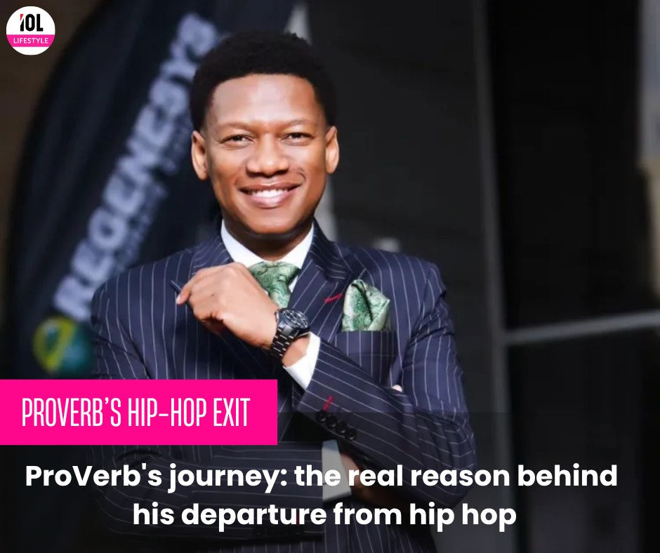 IOL - Rapper and businessman ProVerb has opened up about the moment he ...