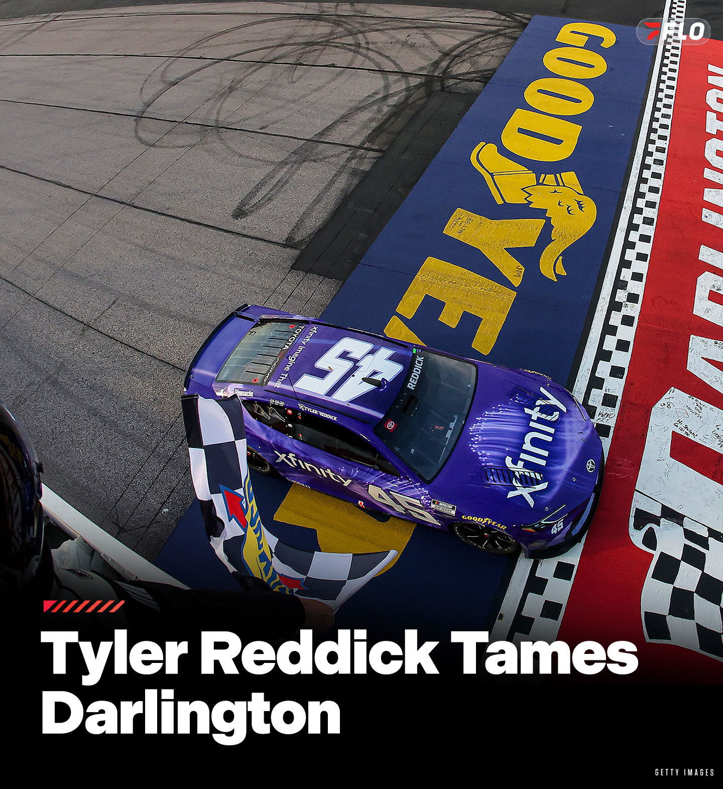 No cool suit, no problem for Tyler Reddick. He tames Darlington