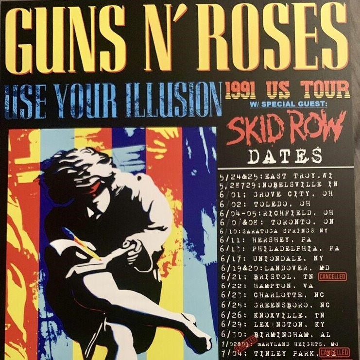 Comment who saw us on this tour w/ @gunsnroses‼️ #TBT