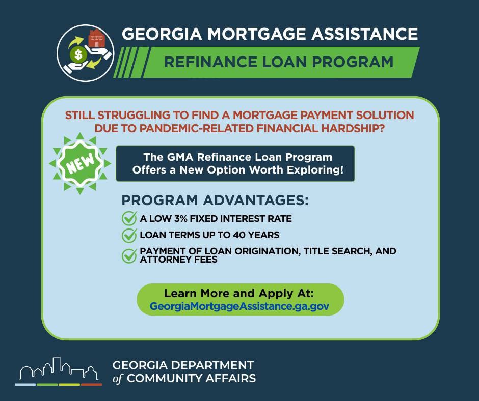 Georgia - Act now! The new GMA Refinance Loan program is only available ...