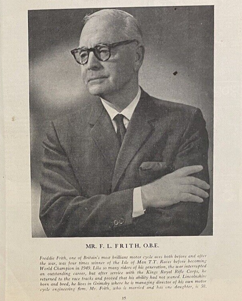 Grimsby & Cleethorpes History Club - MR. F. L. FRITH, O.Β.Ε. Freddie ...