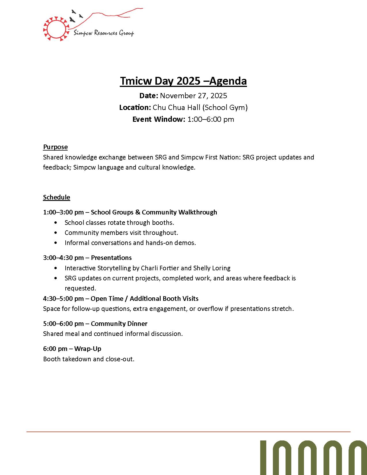 📣 Reminder: TMICW DAY is happening... - Simpcw First Nation | Facebook