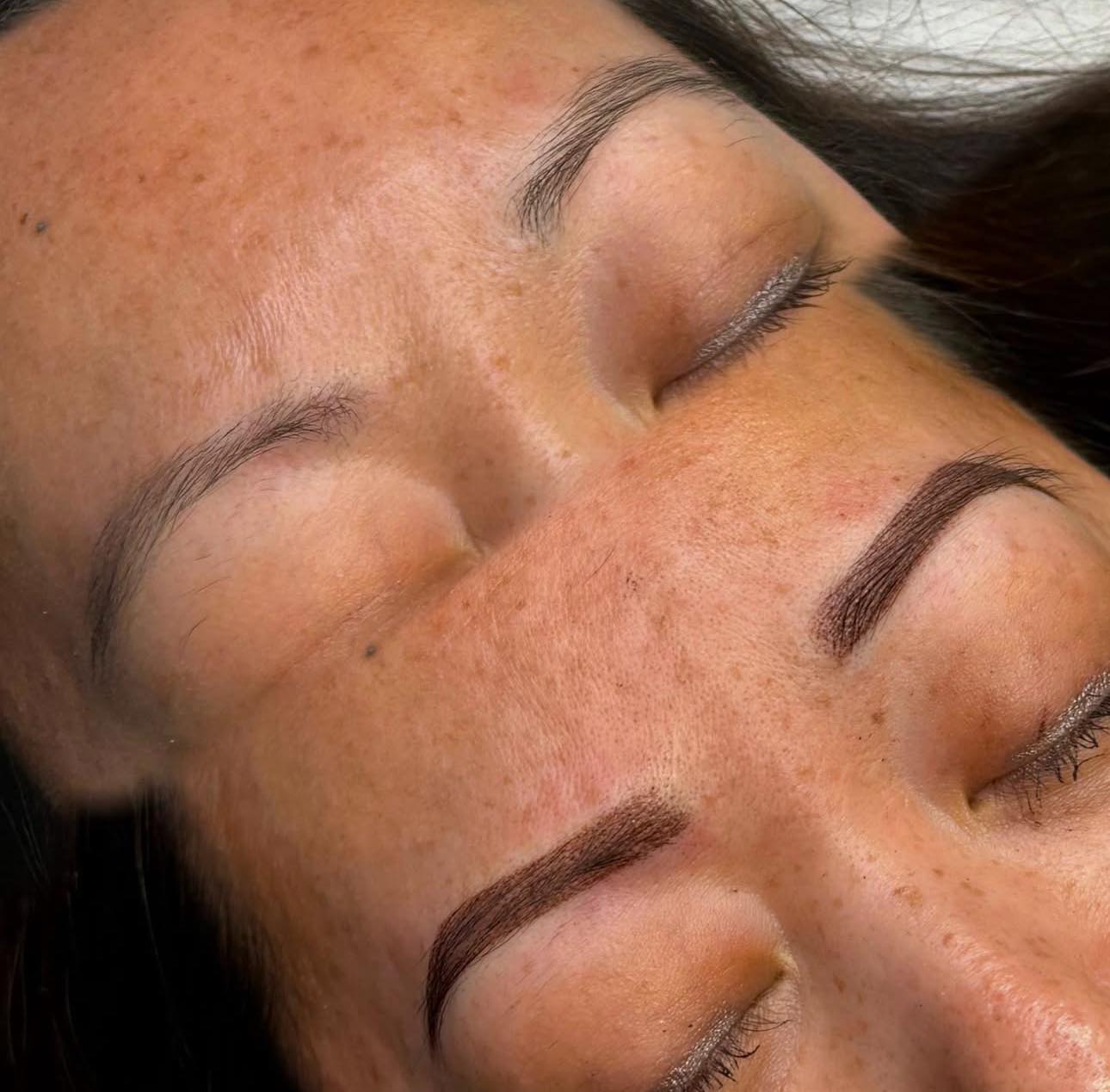 Purple - Powder Brows Transformation Here’s a stunning Before & After ...