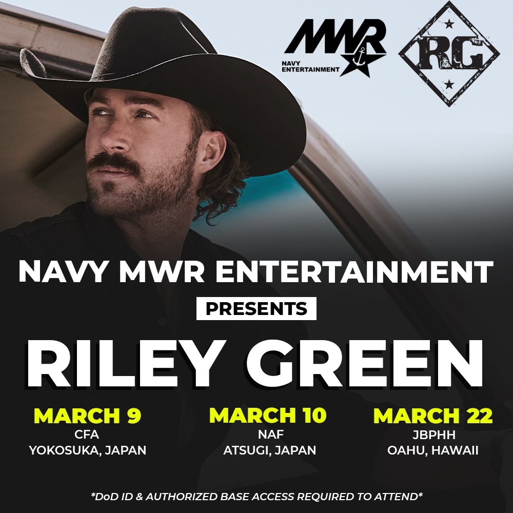 Riley Green ️ Joint Base Pearl... - Great Life Hawaii | Facebook
