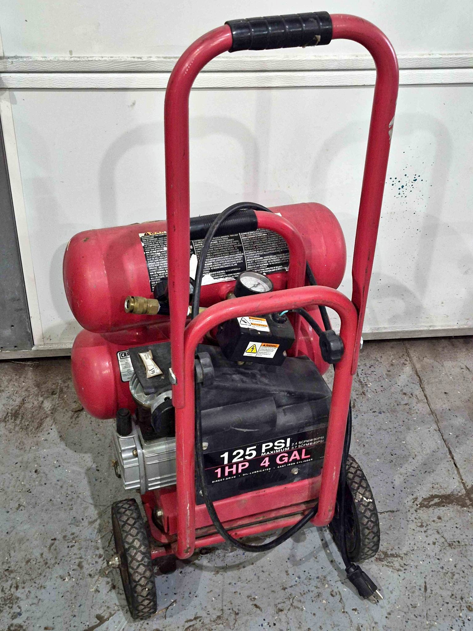 Performax Air Compressor reel and 50’ hose - Air Compressors - Ankeny ...
