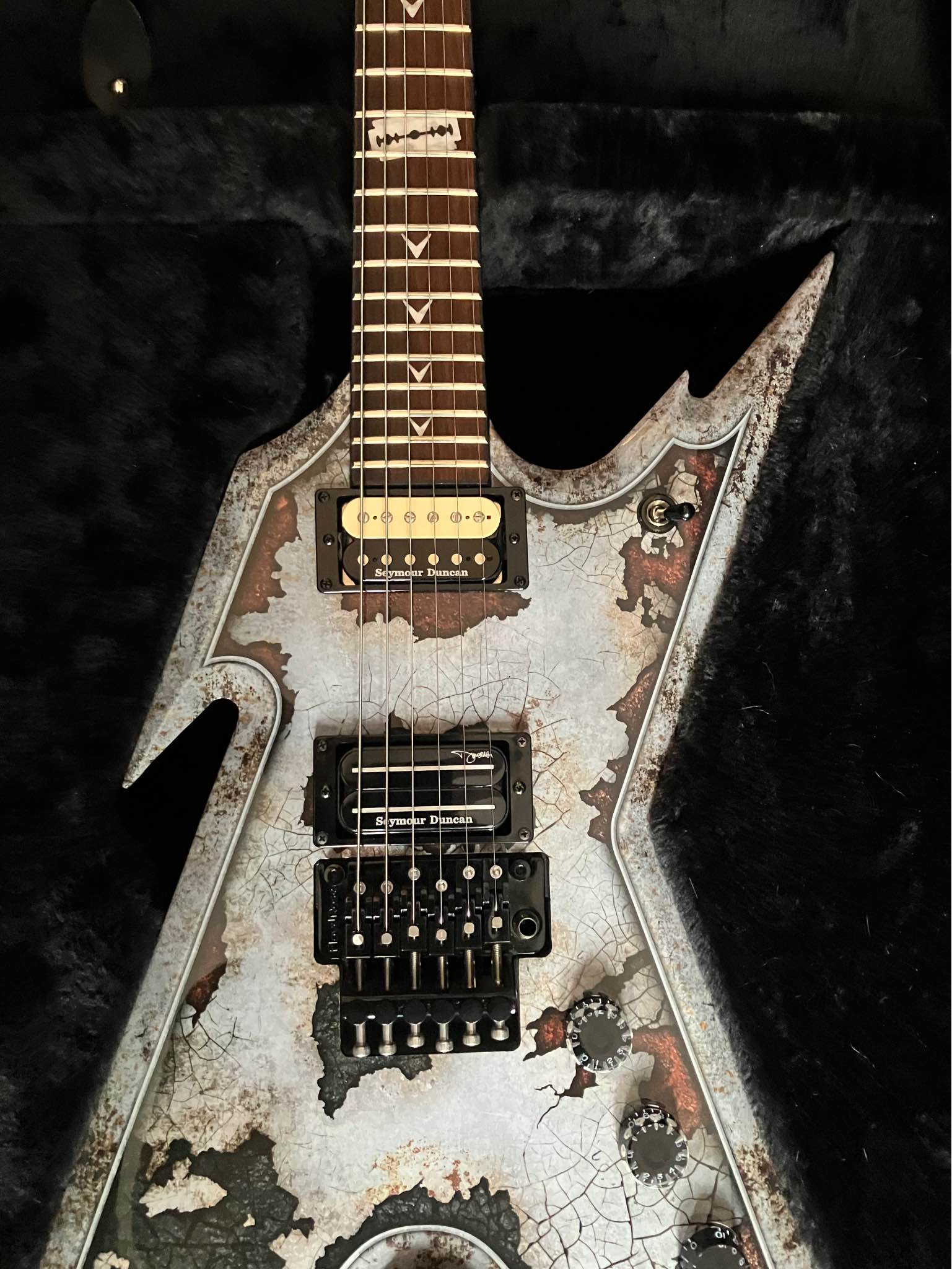 Guitare Dean Razorback Rust(Dimebag Darrell Pantera signature ...