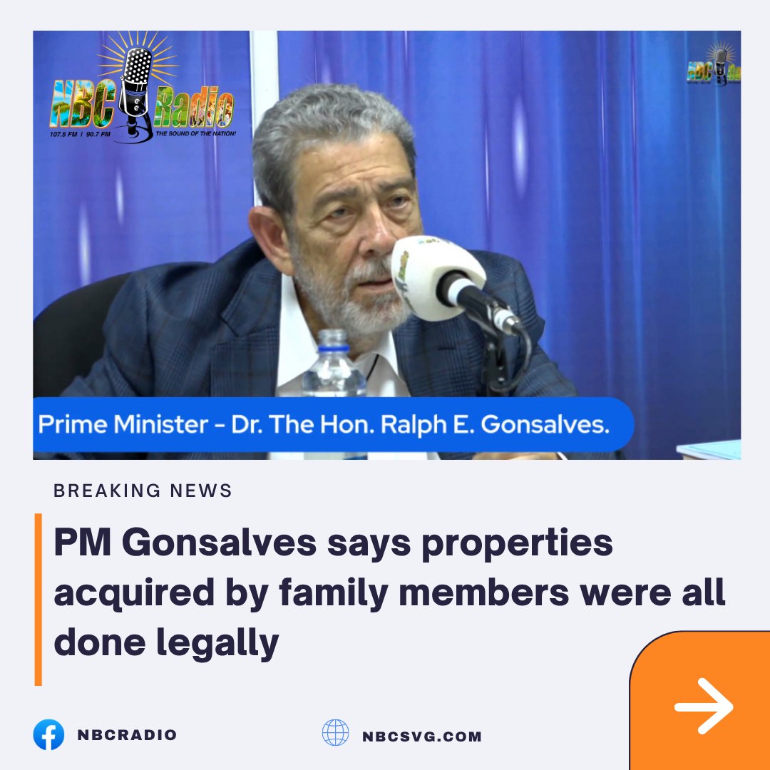 Prime Minister... - NBC Radio St Vincent and the Grenadines | Facebook