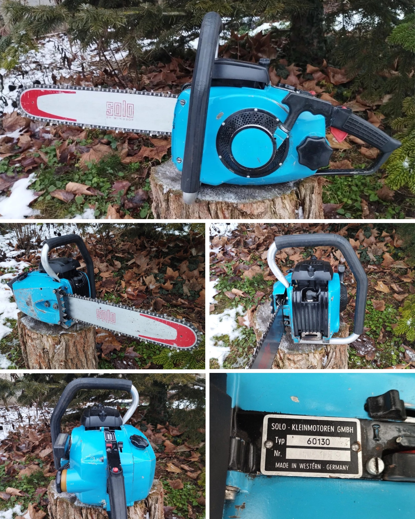 1965 Solo 630 German chainsaw with 15