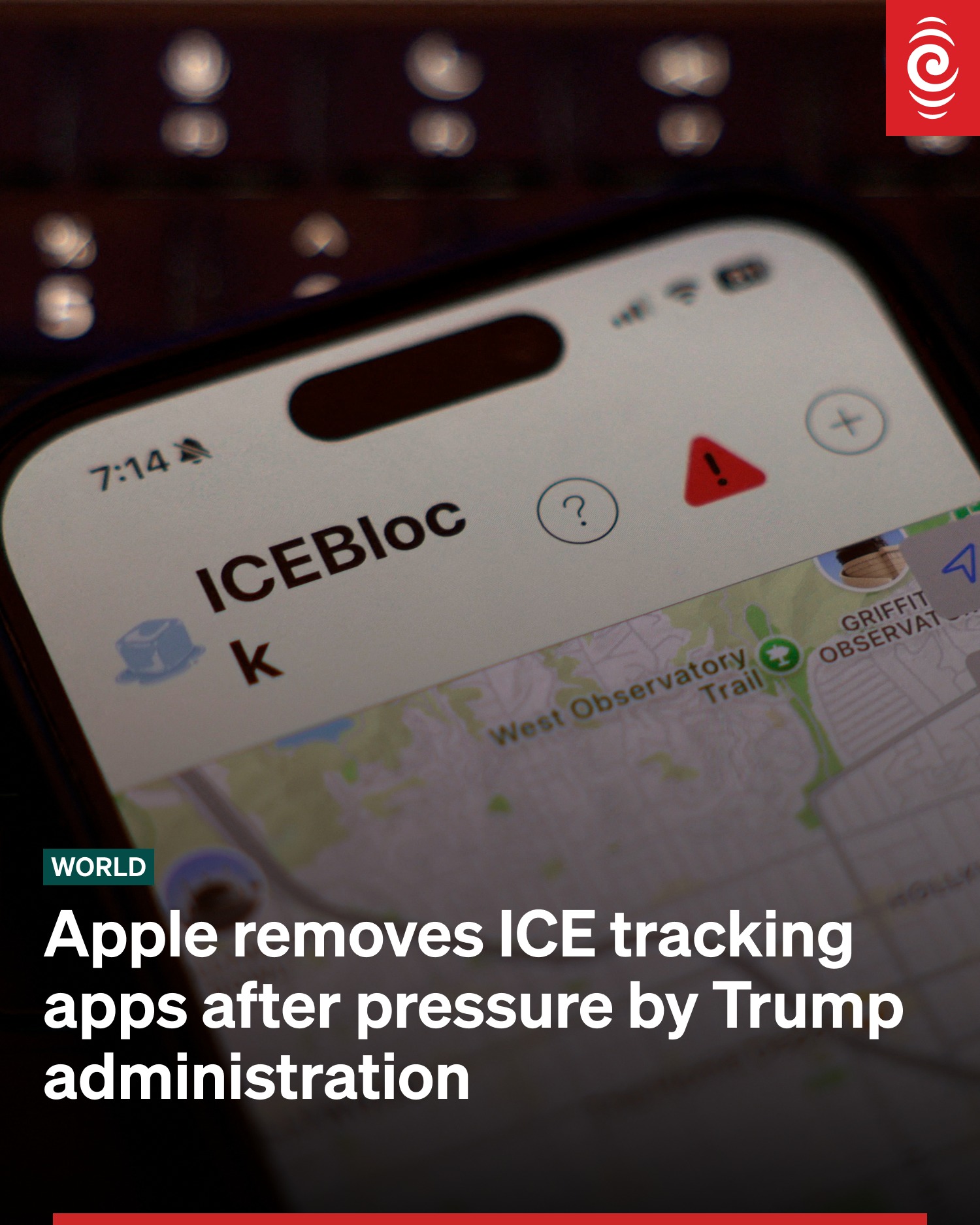 RNZ - The app alerts users to Immigration and Customs Enforcement ...