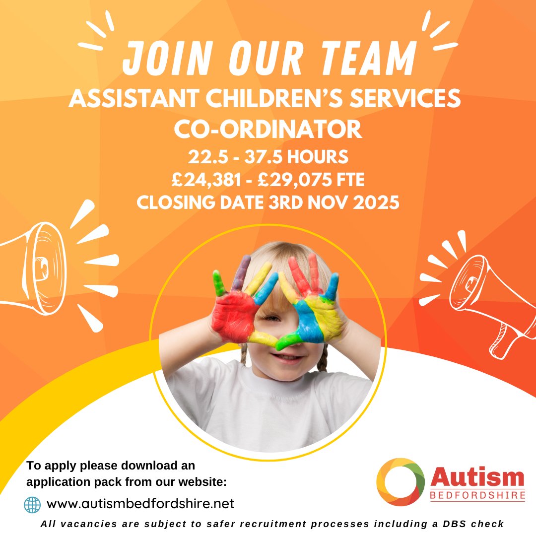 Autism - 🌟 We're Hiring! Join Our Team at Autism Bedfordshire 🌟 Are you ...