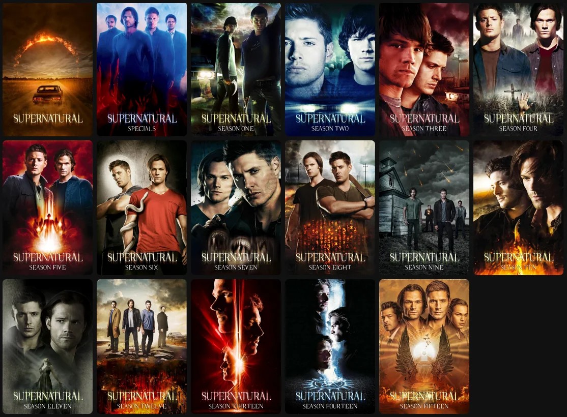 Supernatural successfully ran for fifteen seasons between 2005 to