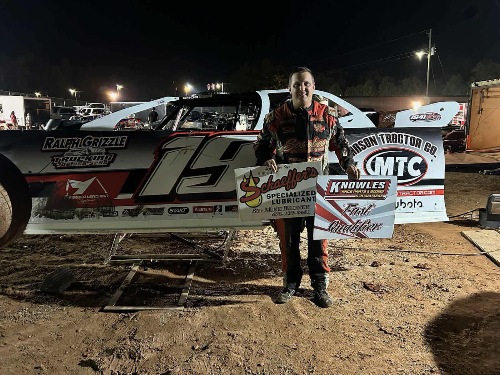 Red - Bryan Tullis earns Fast Time honors during Knowles Race Parts and ...