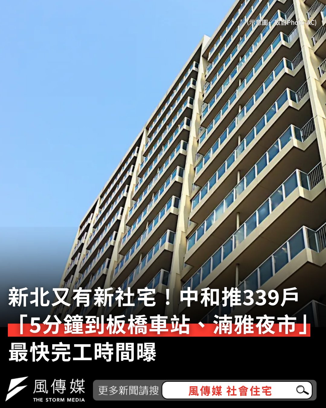 風生活 - 北漂族有福了！ 【新北又有新社宅！中和推339戶「5分鐘到板橋車站、湳雅夜市」，最快完工時間曝】 | Facebook