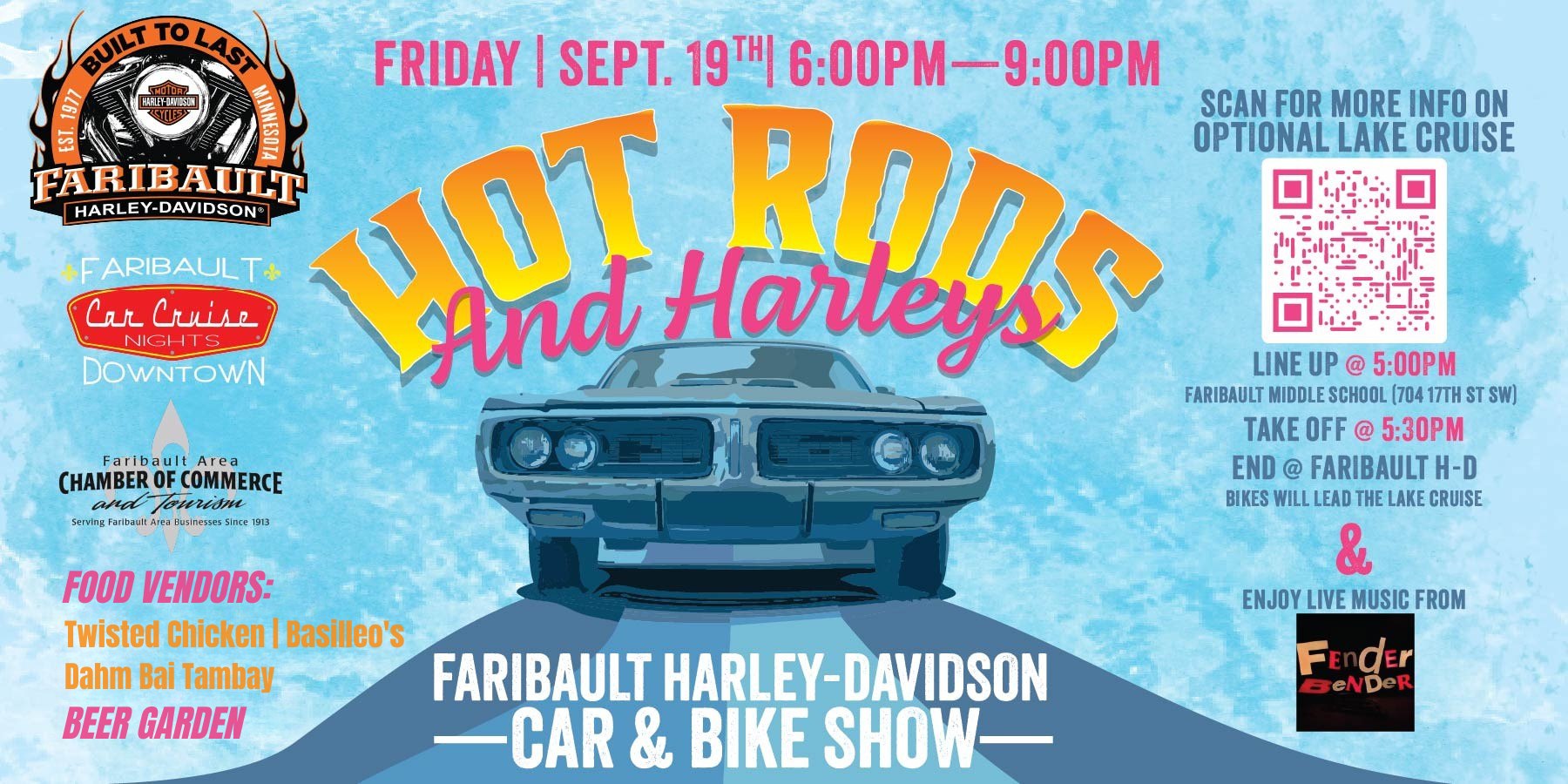 HOT RODS & HARLEYS -CAR & BIKE SHOW
