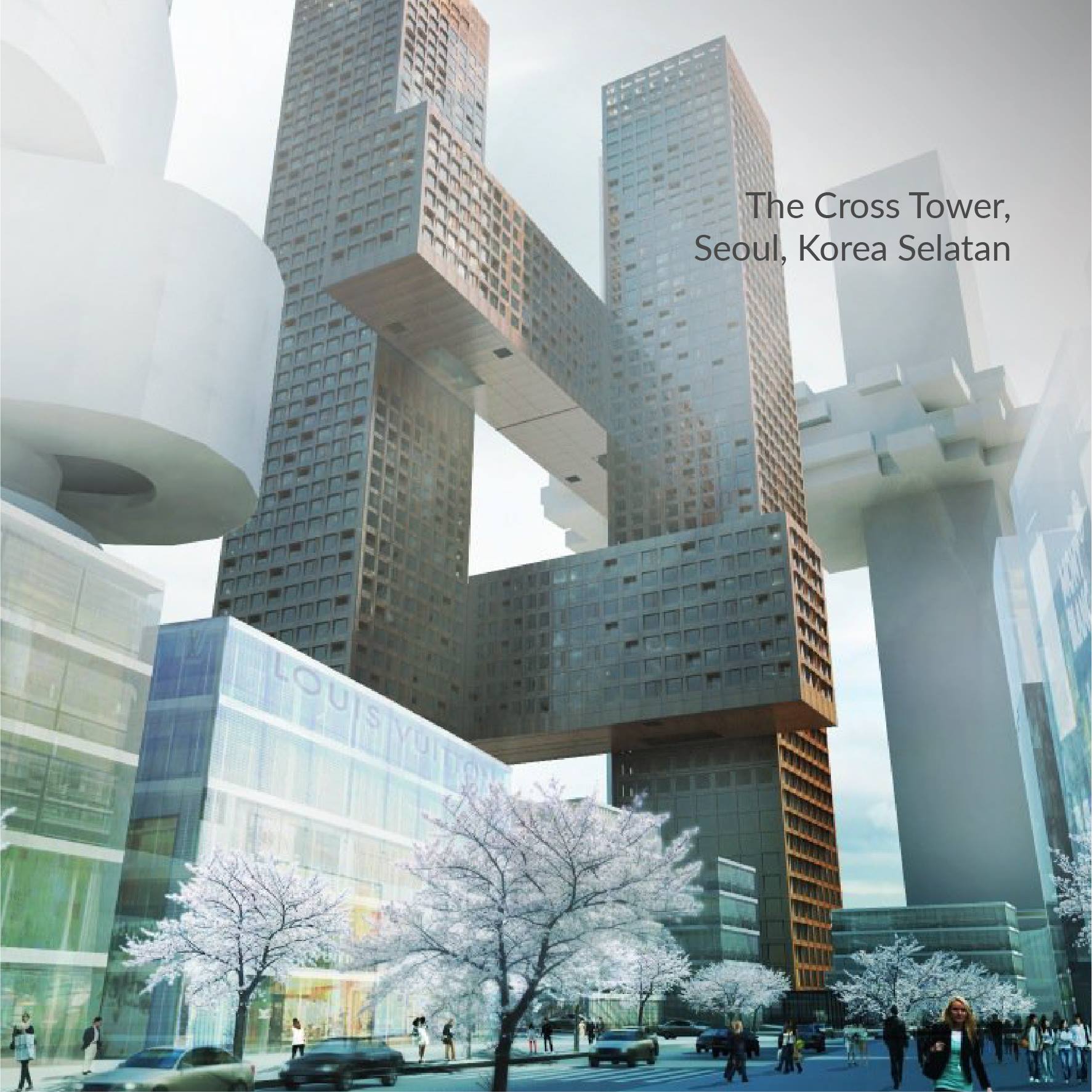 The Cross Tower atau Hashtag Tower,... - Onduline Indonesia