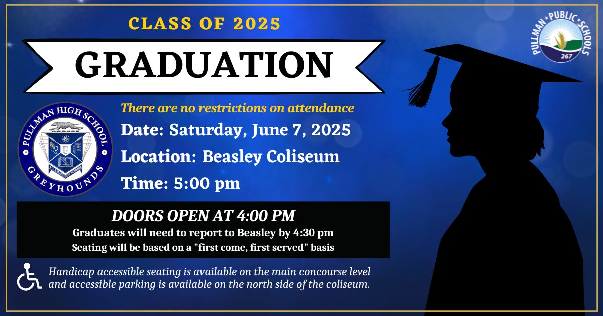 Pullman - 🎓 Save the date! 🎓 Join us in celebrating the Pullman High ...