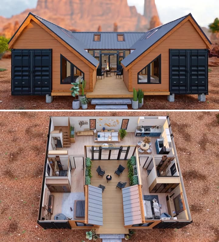 Living - This might be the smartest container home design we've ever ...
