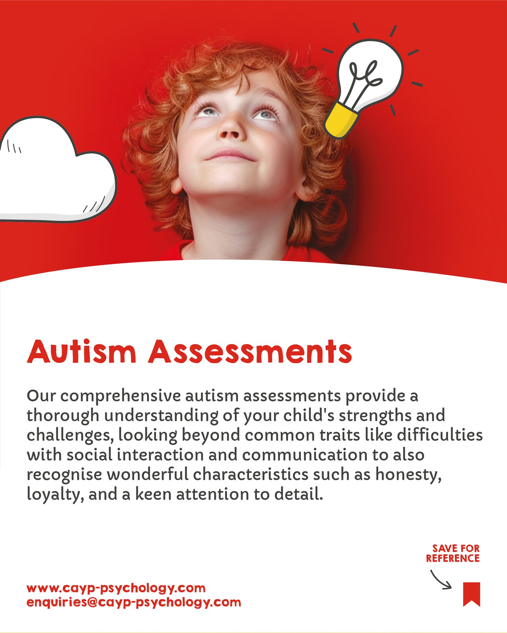 CAYP Psychology - Seeking an autism assessment for your... | Facebook
