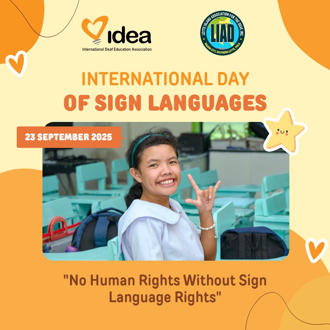 IDEA - Today marks the 2025 International Day of Sign Languages ...