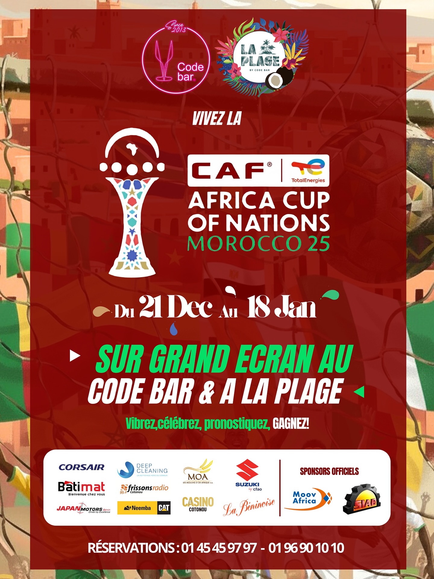 Code Bar Benin - Officiel | Cotonou