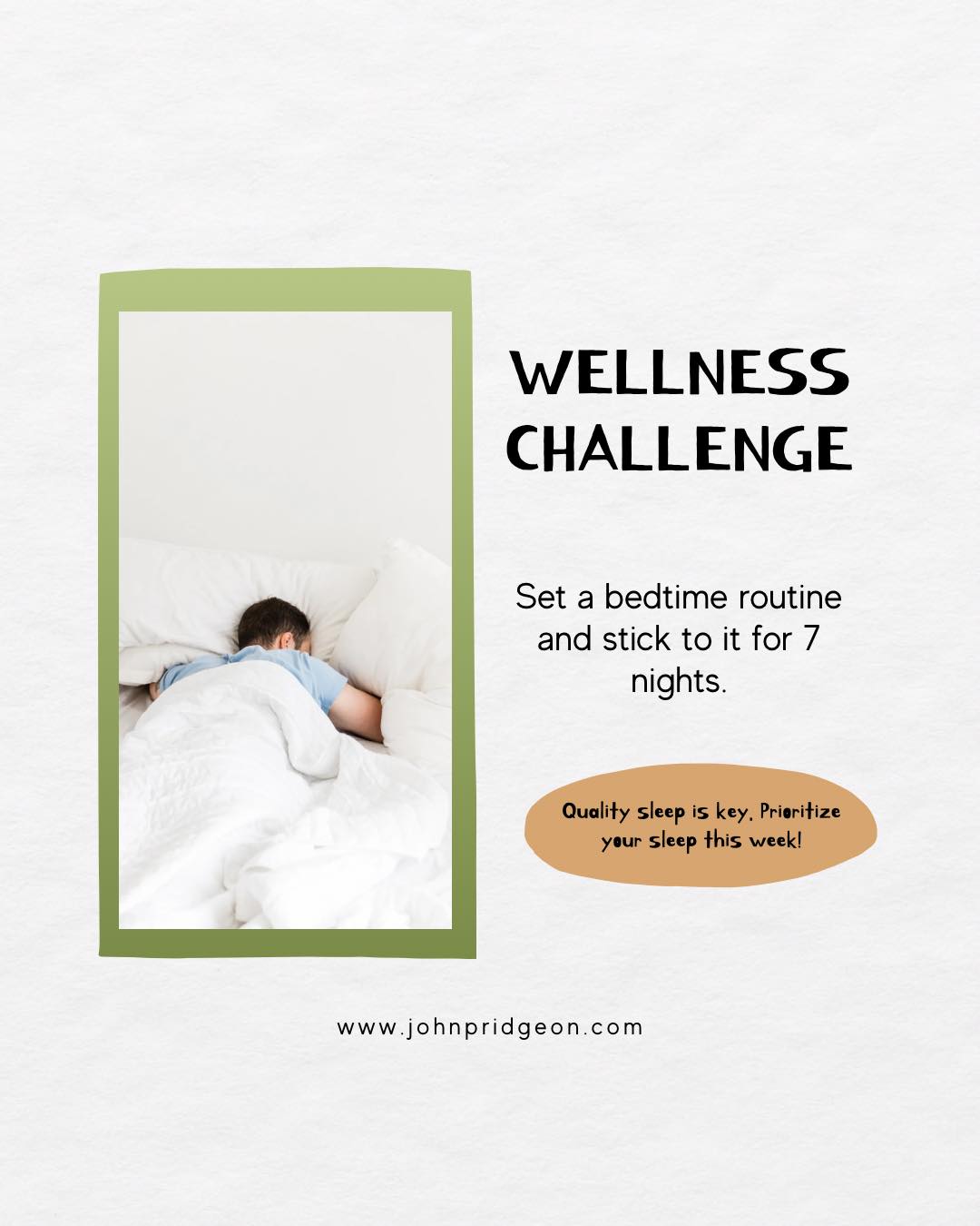 7-Day Bedtime Routine Challenge 🌙 Your... - Dr John Pridgeon | Facebook