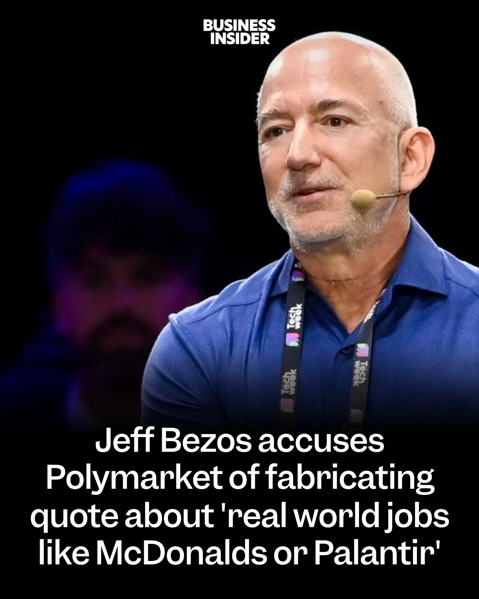 The Amazon founder wrote on X that he was 