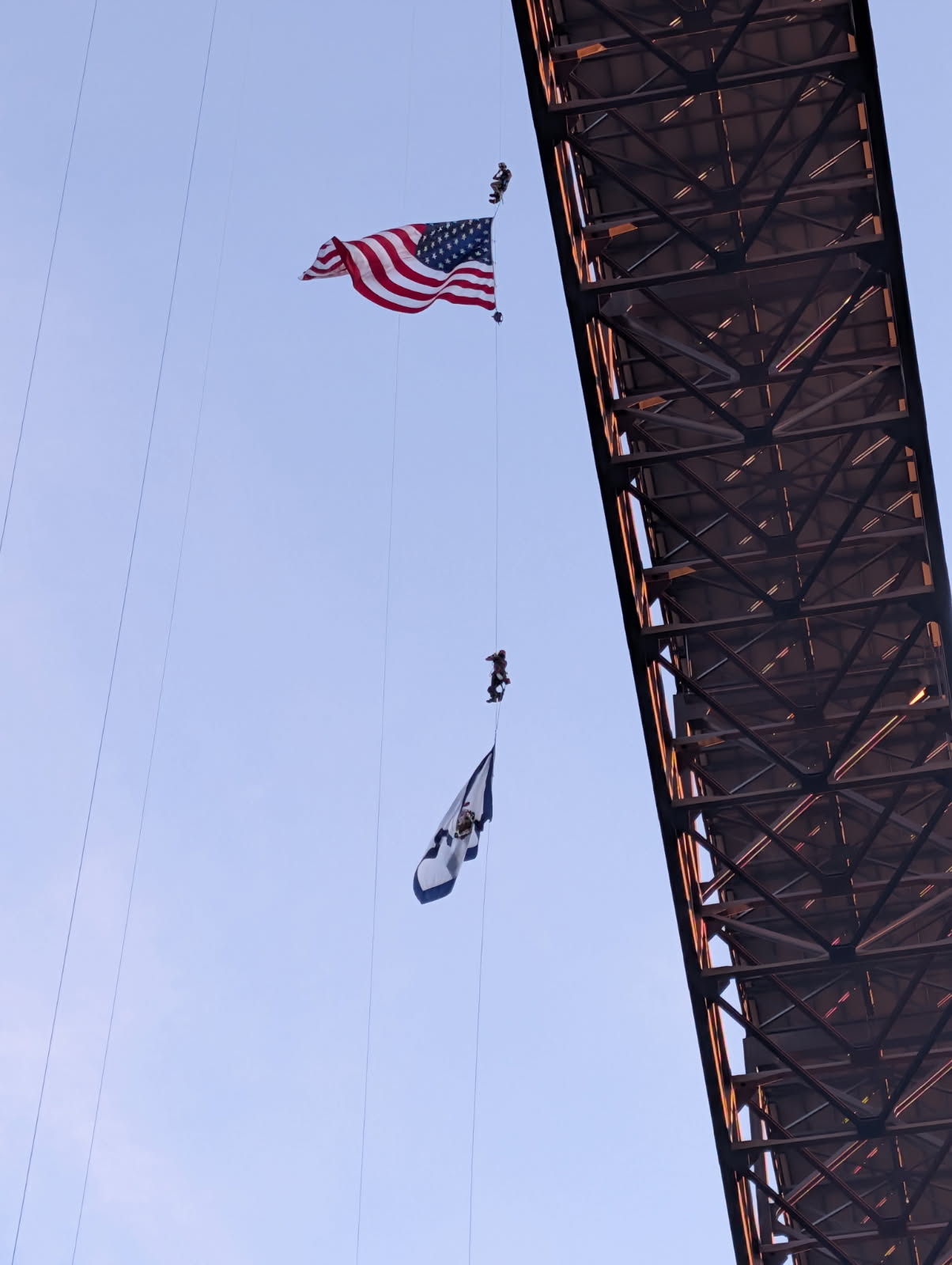 Bridge - It's almost time! Thanks to the Bridge Day rappel teams for ...