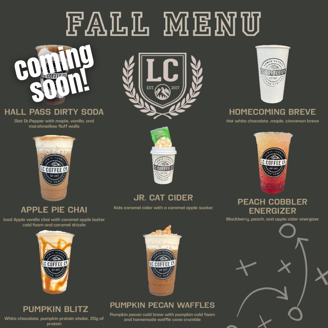 Lewis - 📣 Huddle up, team—this is not a drill! 🍁 The Varsity Fall Menu ...