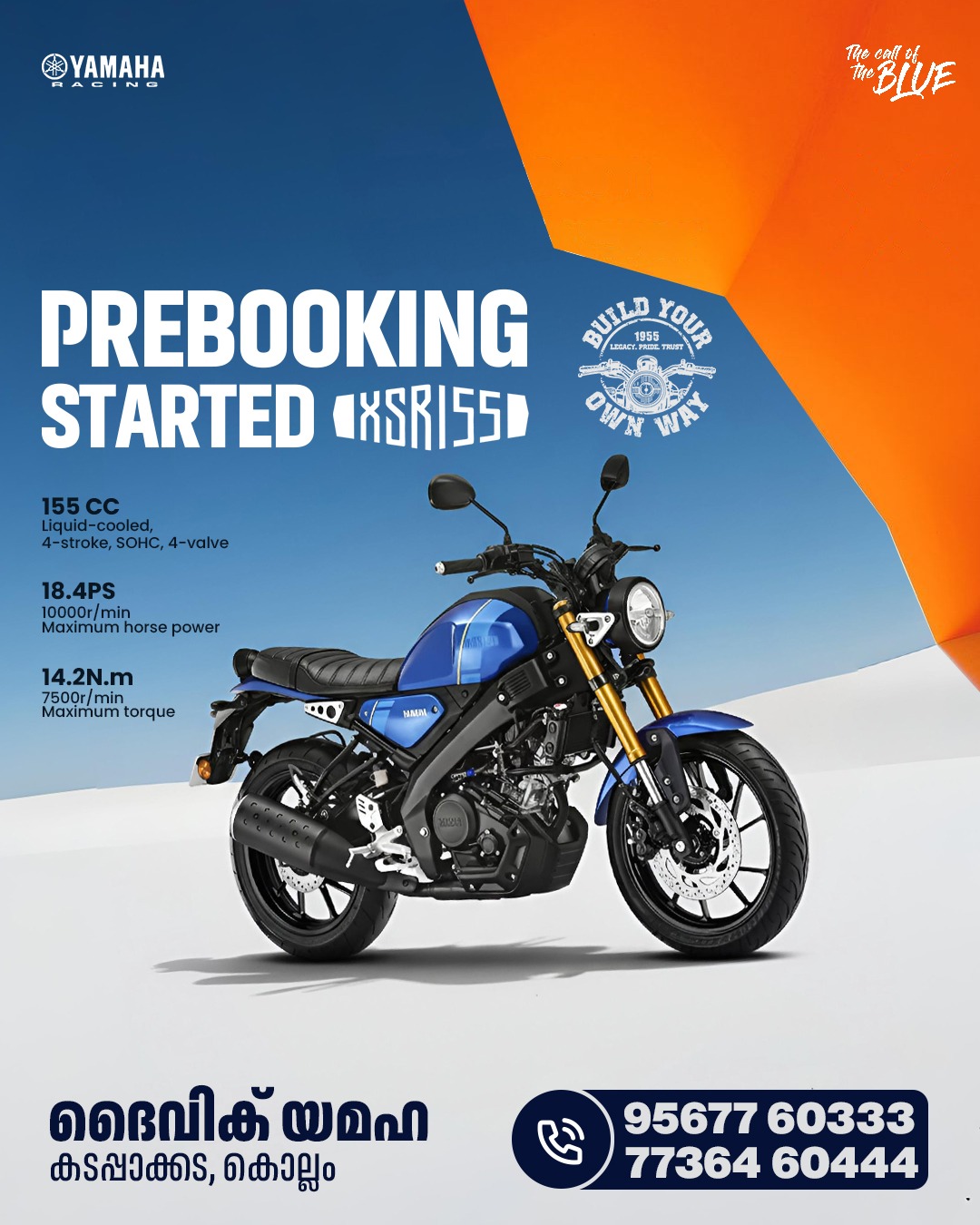 Daiwik - 🔥 PRE-BOOKING STARTED – YAMAHA XSR 155! 🔥 The wait is finally ...