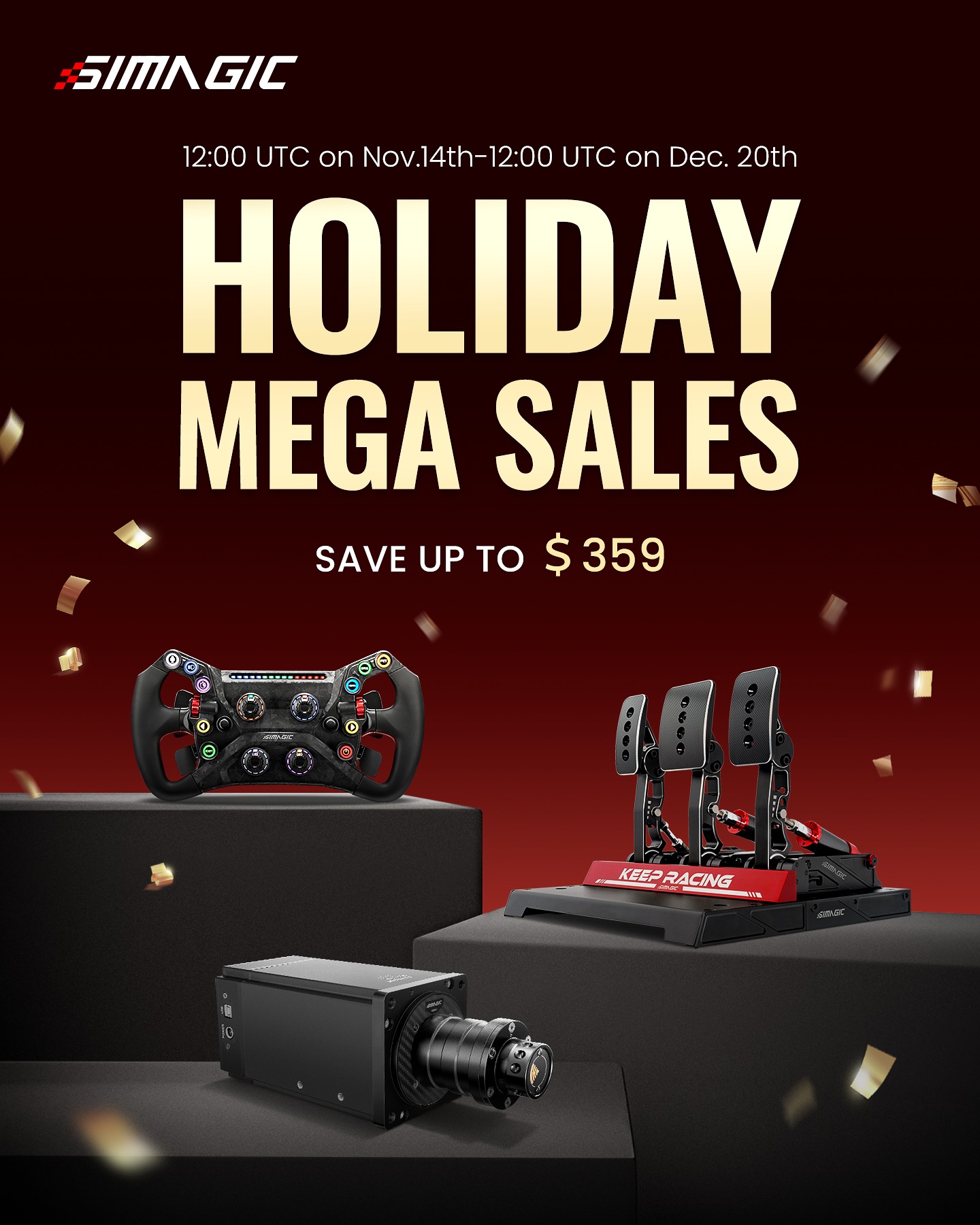 The wait is over. SIMAGIC Holiday Mega... - Simagic Official | Facebook