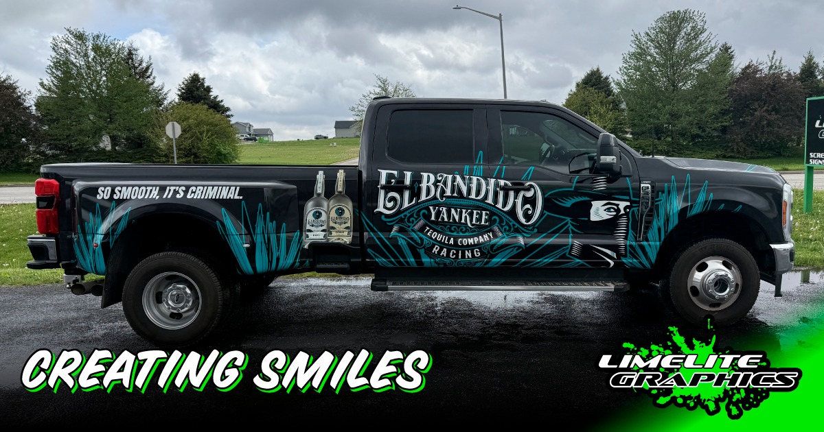 Limelite - Check out this F350 Dually we wrapped for El Bandido Yankee ...