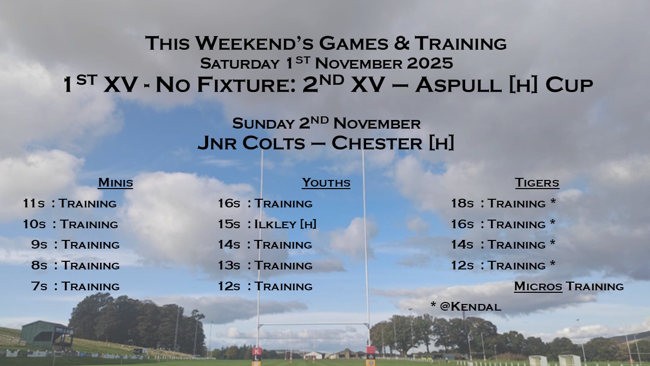 Big game on... - Kirkby Lonsdale Rugby Union Football Club | Facebook