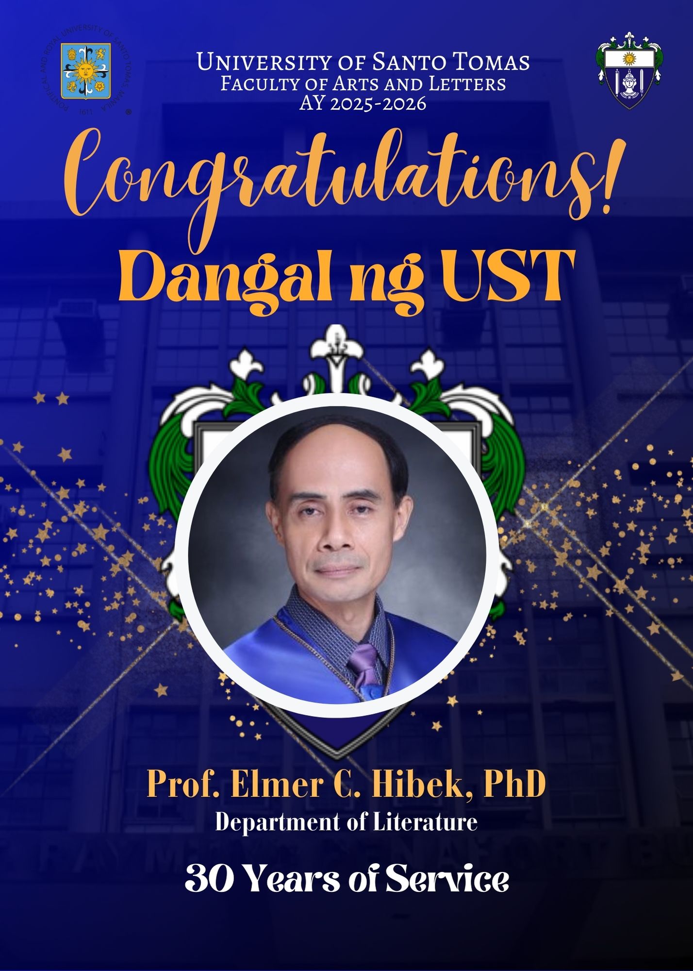 UST Faculty of Arts and... - UST Faculty of Arts and Letters
