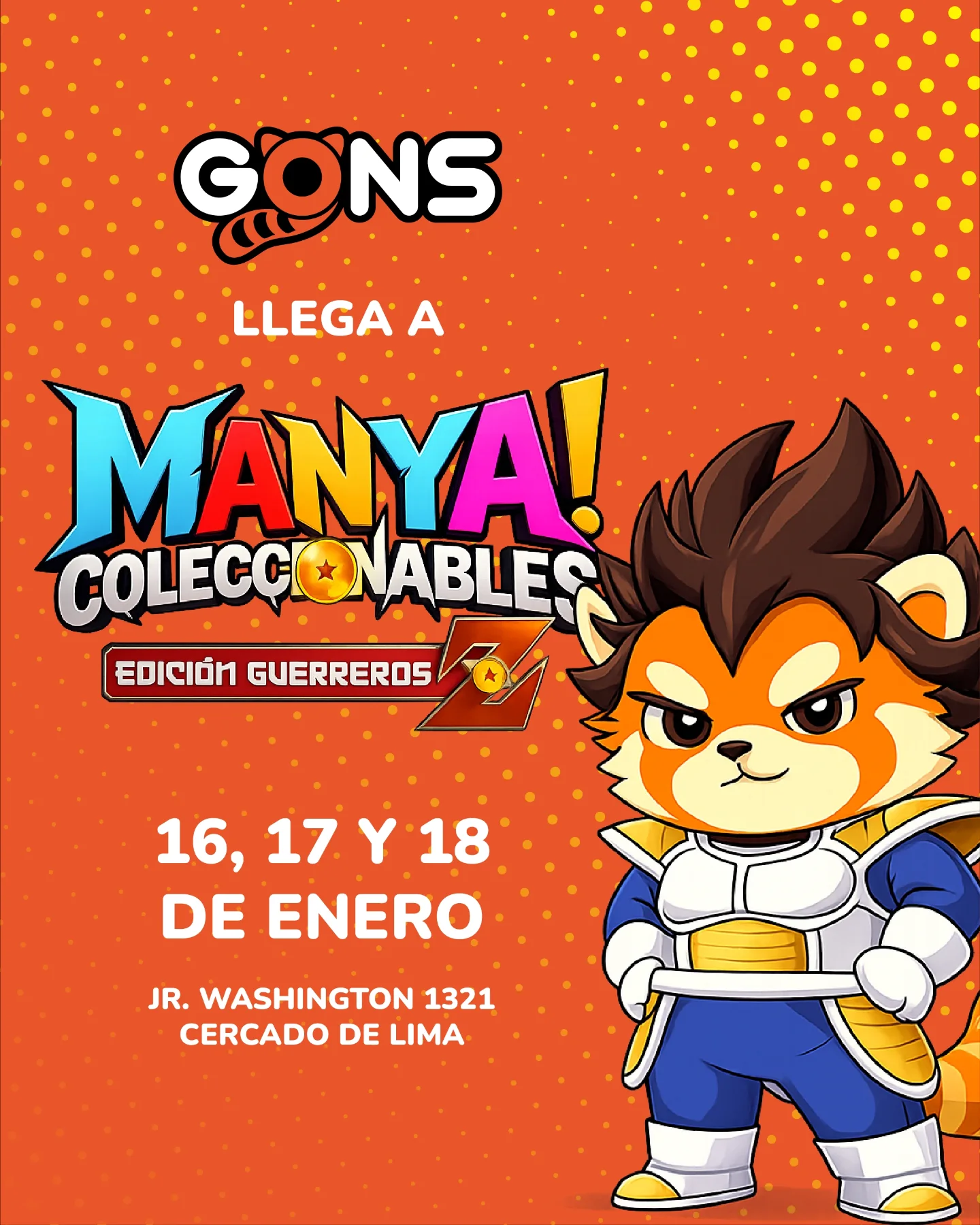 Gons - 🔥💥 ¡GONS llega a MANYA COLECCIONABLES! 💥🔥 Este 16, 17 y 18 de ...