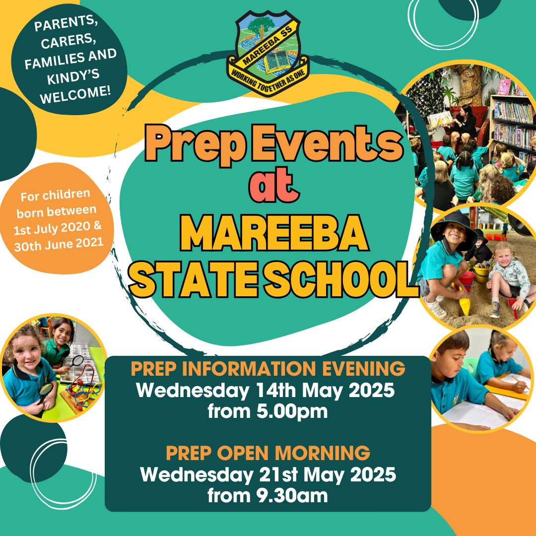 🎉 Welcome Future Prep Families! 🎉... - Mareeba State School | Facebook