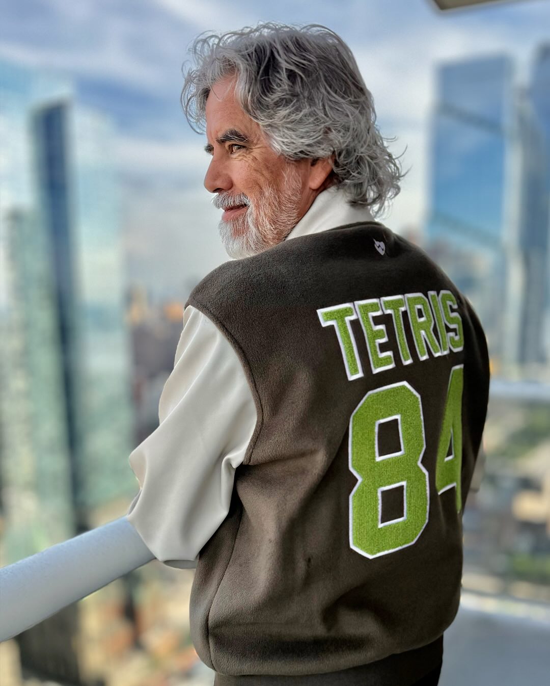 Origin' hood zip-up with signature Tetris logo for Ader 5th