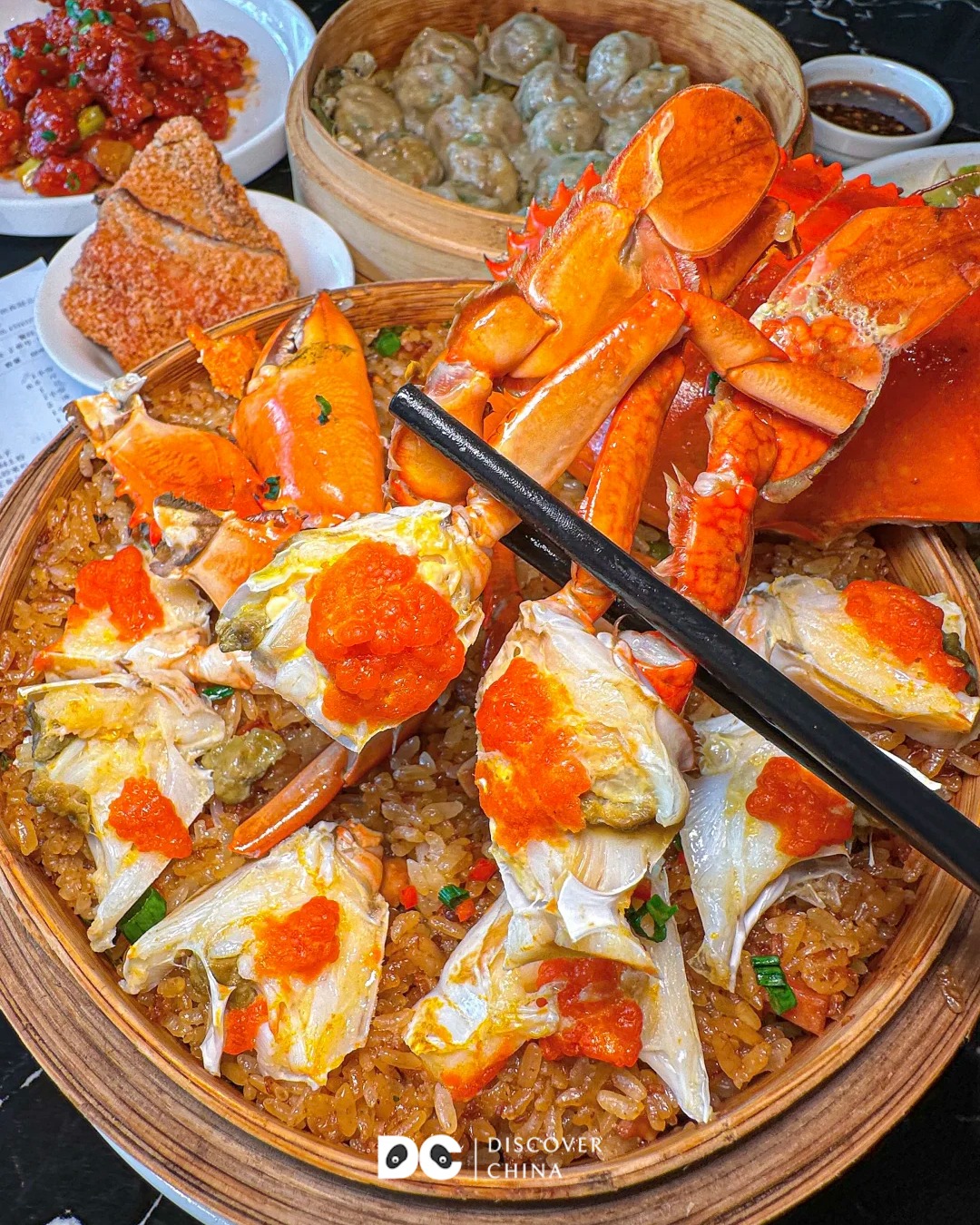 Discover China - Steamed Glutinous Rice with Mud Crab is a... | Facebook