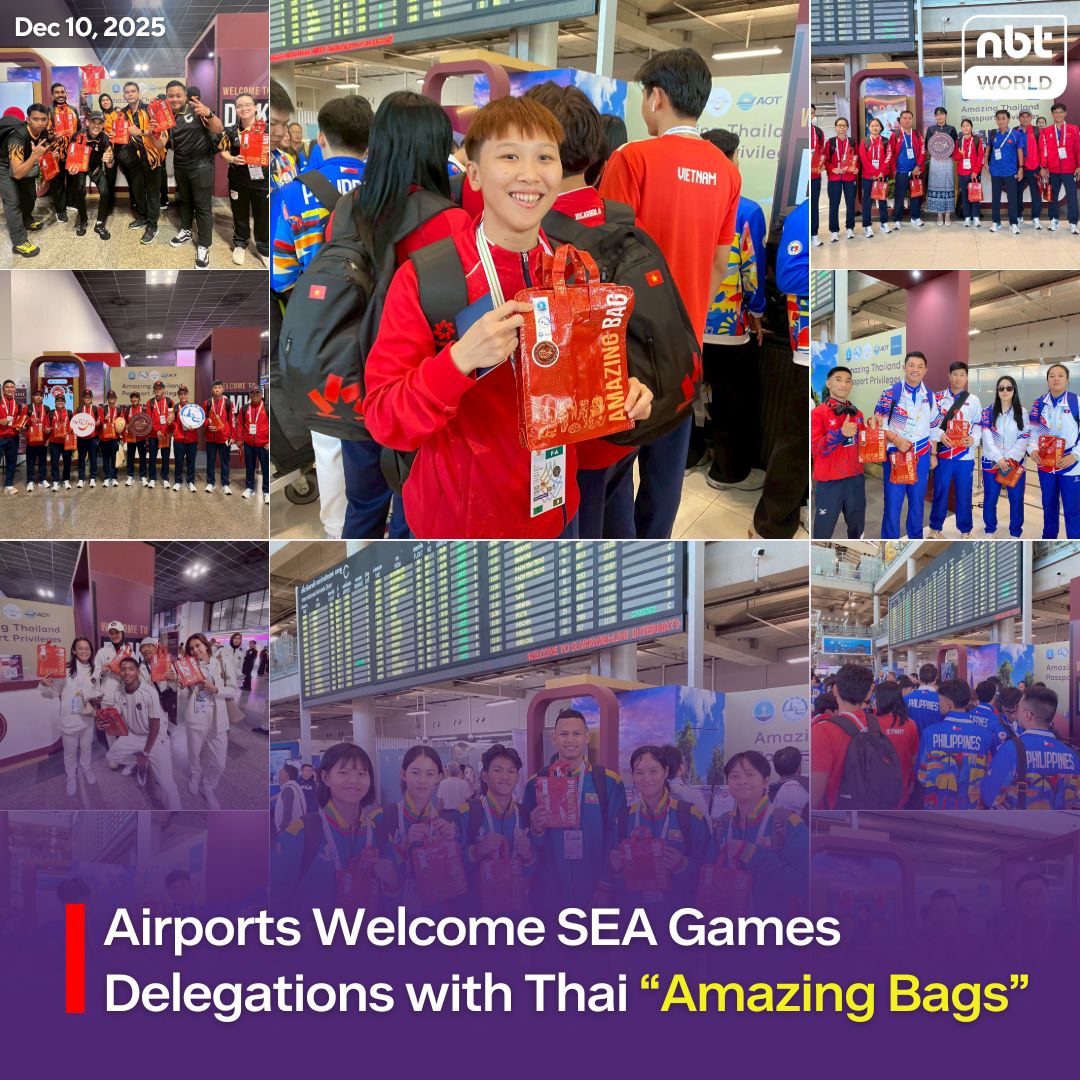 NNT- - Thai airports are bustling with activity as athletes, coaches ...