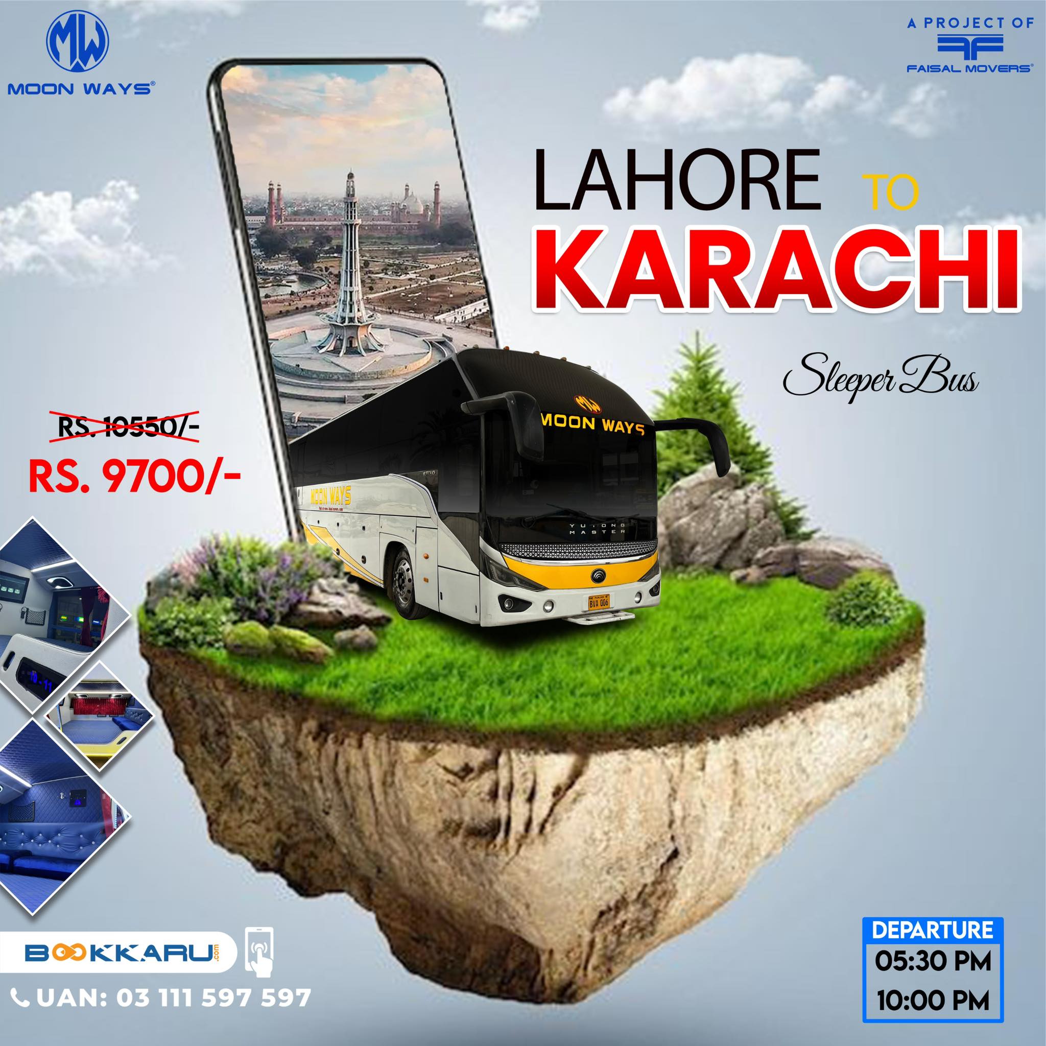 Moon Ways - Lahore to Karachi? Let’s Ride in Style! 😎🚌... | Facebook