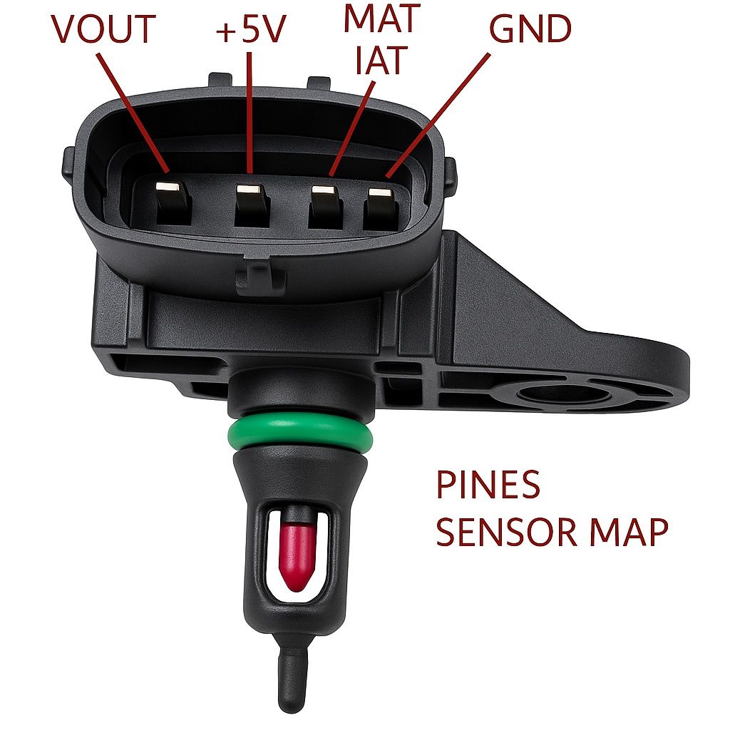 Sin - 🔧 ¿Sabías para qué sirve el Sensor MAP? La imagen muestra el ...